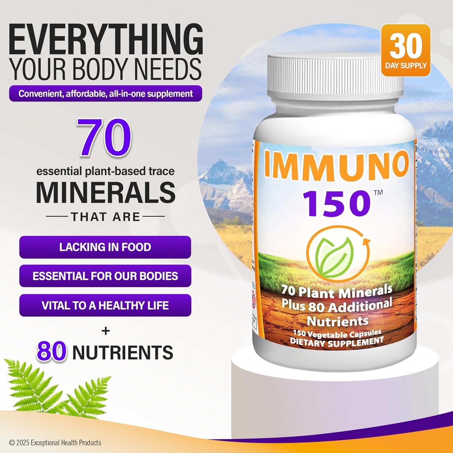 Everything Your Body Needs More than 150 Natural Ingredients